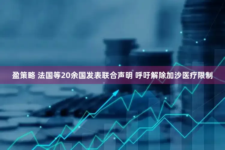 盈策略 法国等20余国发表联合声明 呼吁解除加沙医疗限制